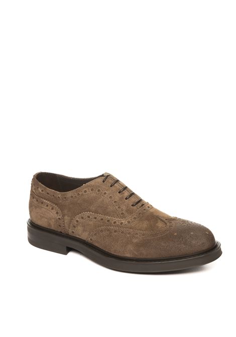 taupe suede lace-up GREEN GEORGE | 9012LIGHT-TAUPE